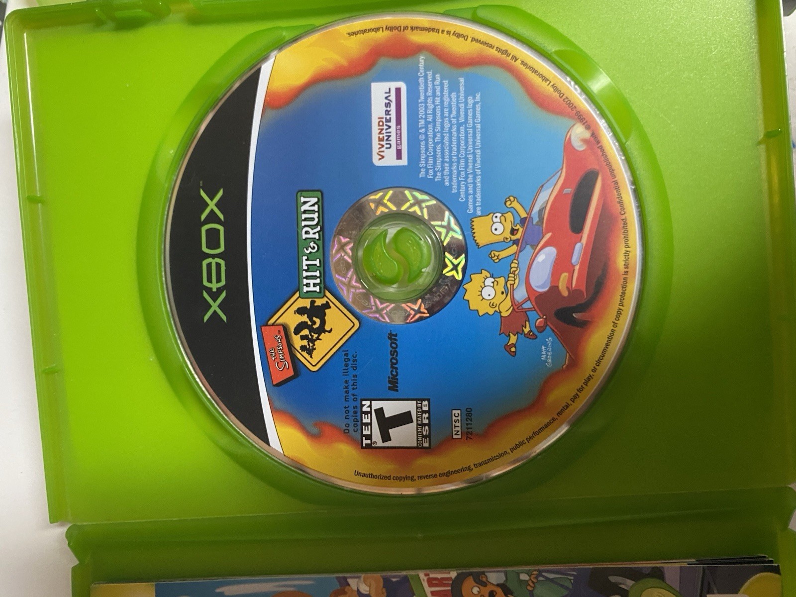 The Simpsons: Hit And Run (Microsoft Xbox, 2003) Complete CIB