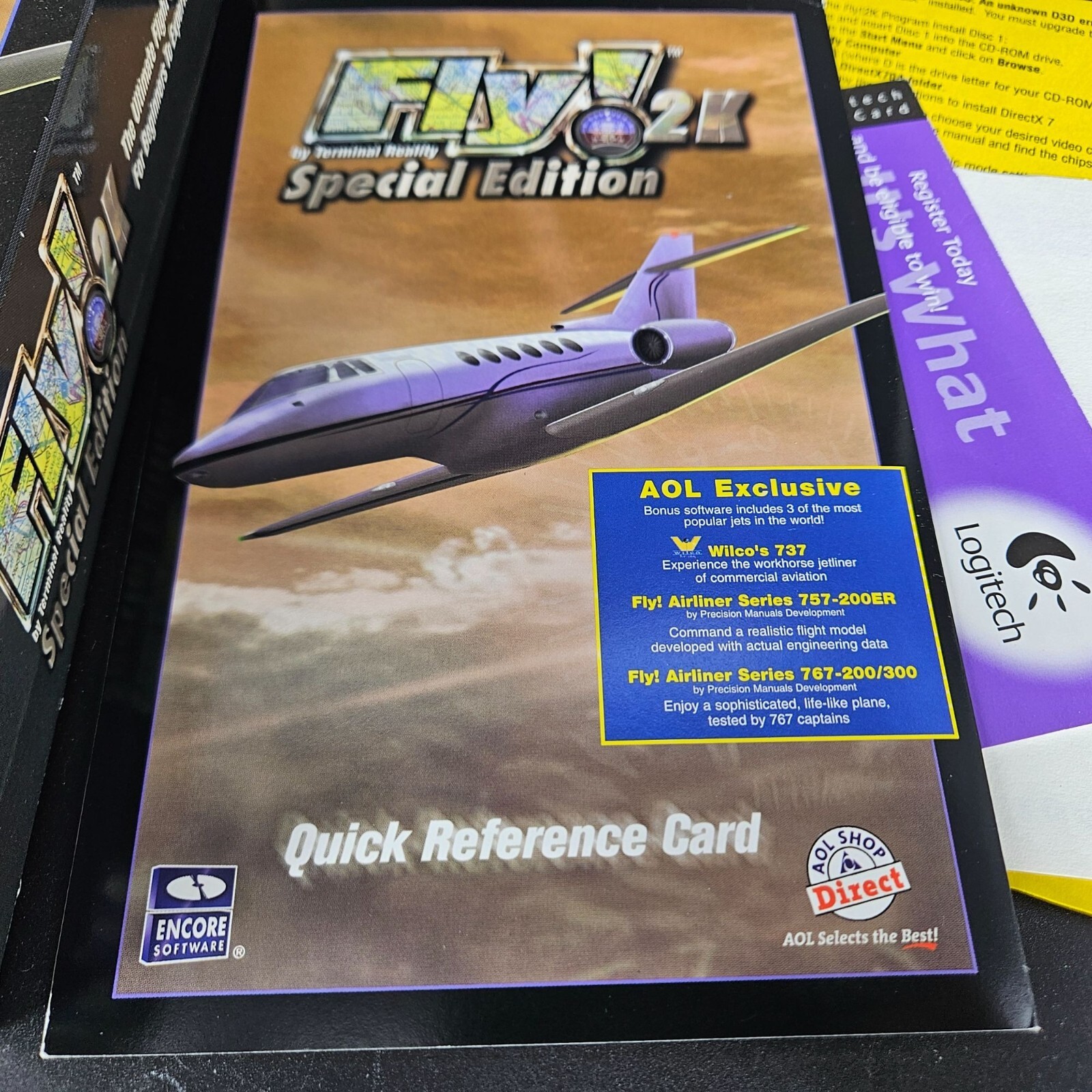 Fly 2K Flight Simulator Special Edition PC 4 CD Disc Airplane Manual Reference