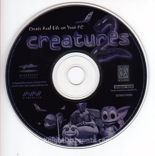 CREATURES 2 Mindscape Custom Virtual Pet Vintage Rare PC Game NEW CDRom