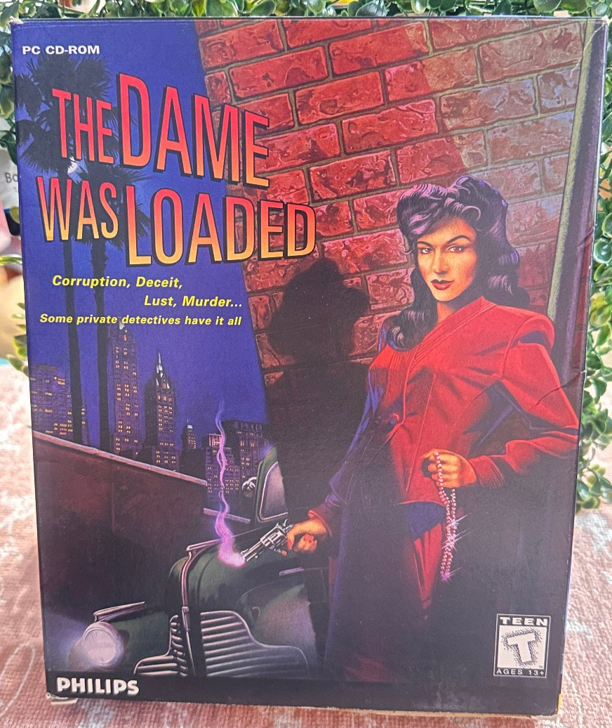 THE DAME WAS LOADED Philips Media CD for Play in Windows 11 thru XP BIG BOX PC
