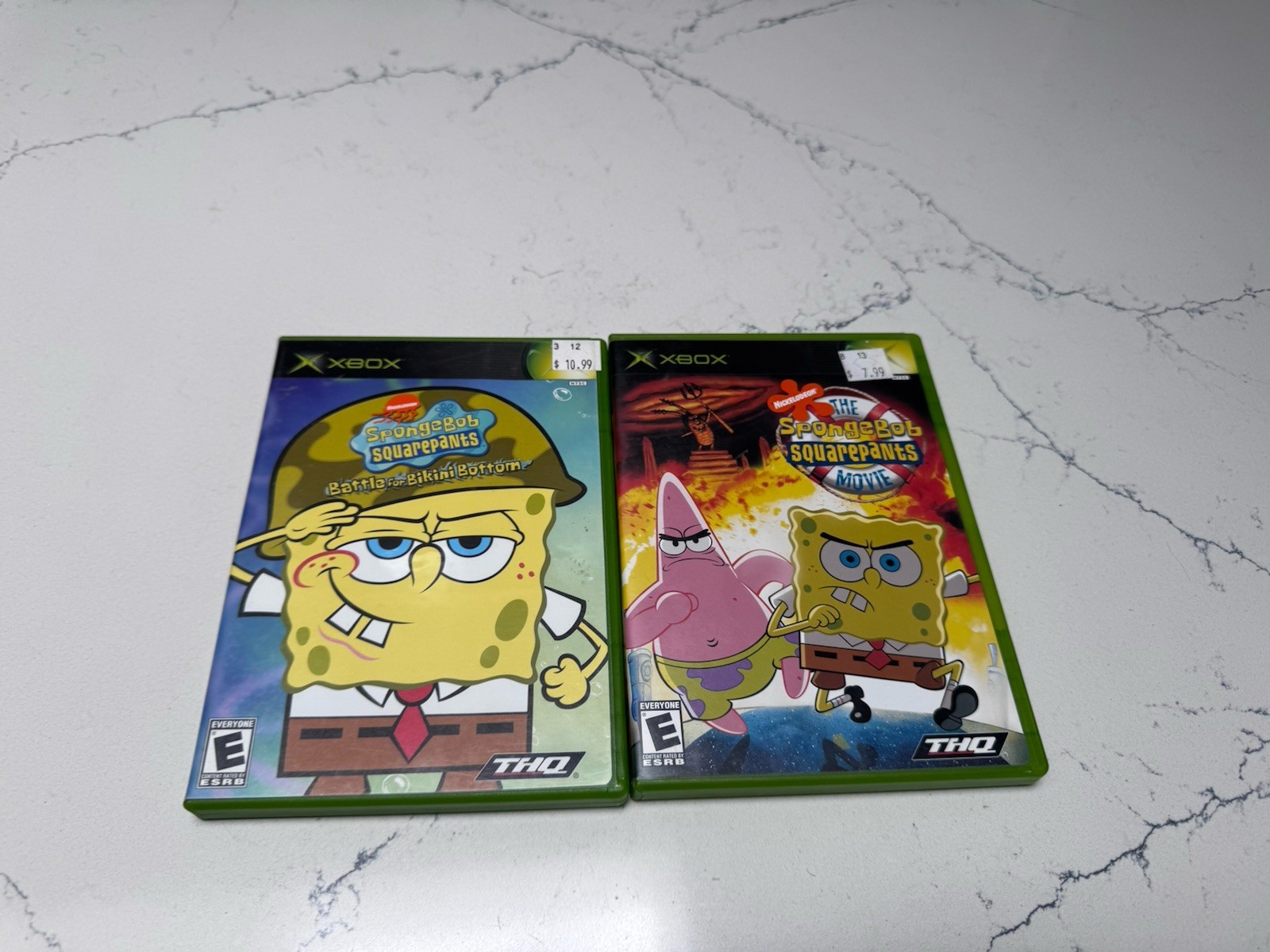 Original Xbox Spongebob Squarepants Battle For Bikini Bottom, And The Movie! CIB
