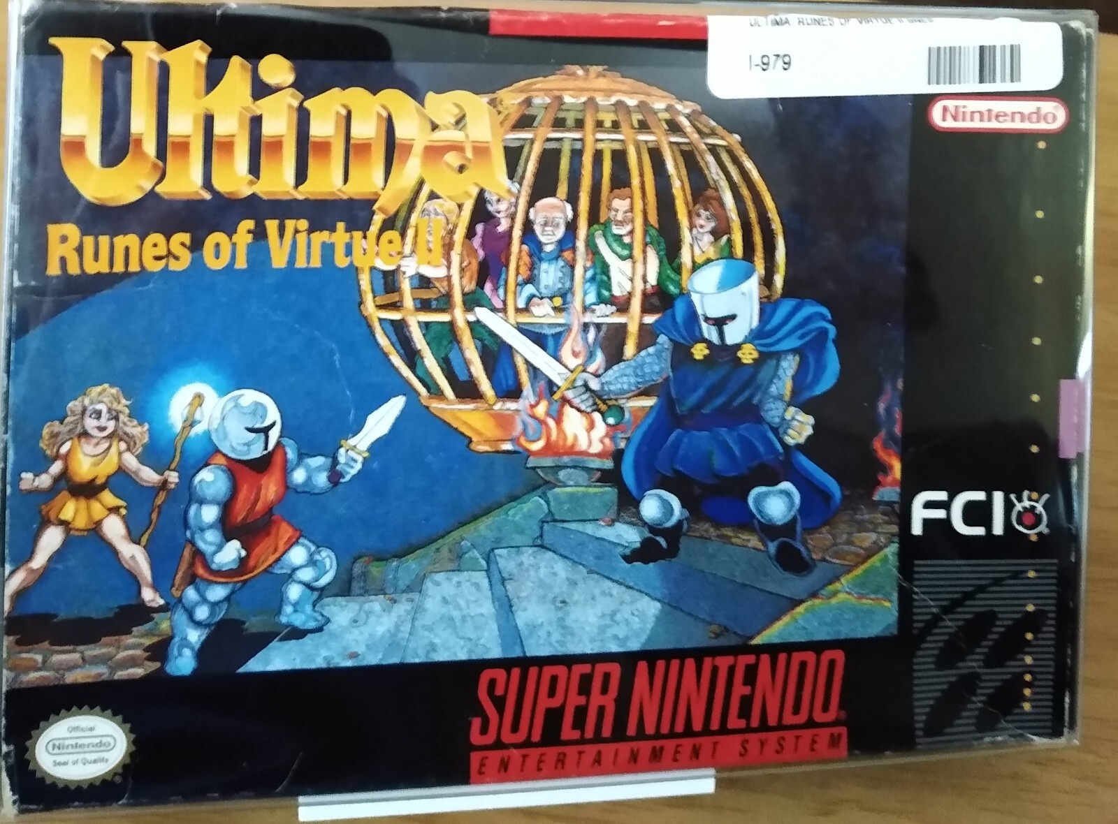 CIB Ultima: Runes of Virtue II Super Nintendo Entertainment System, SNES
