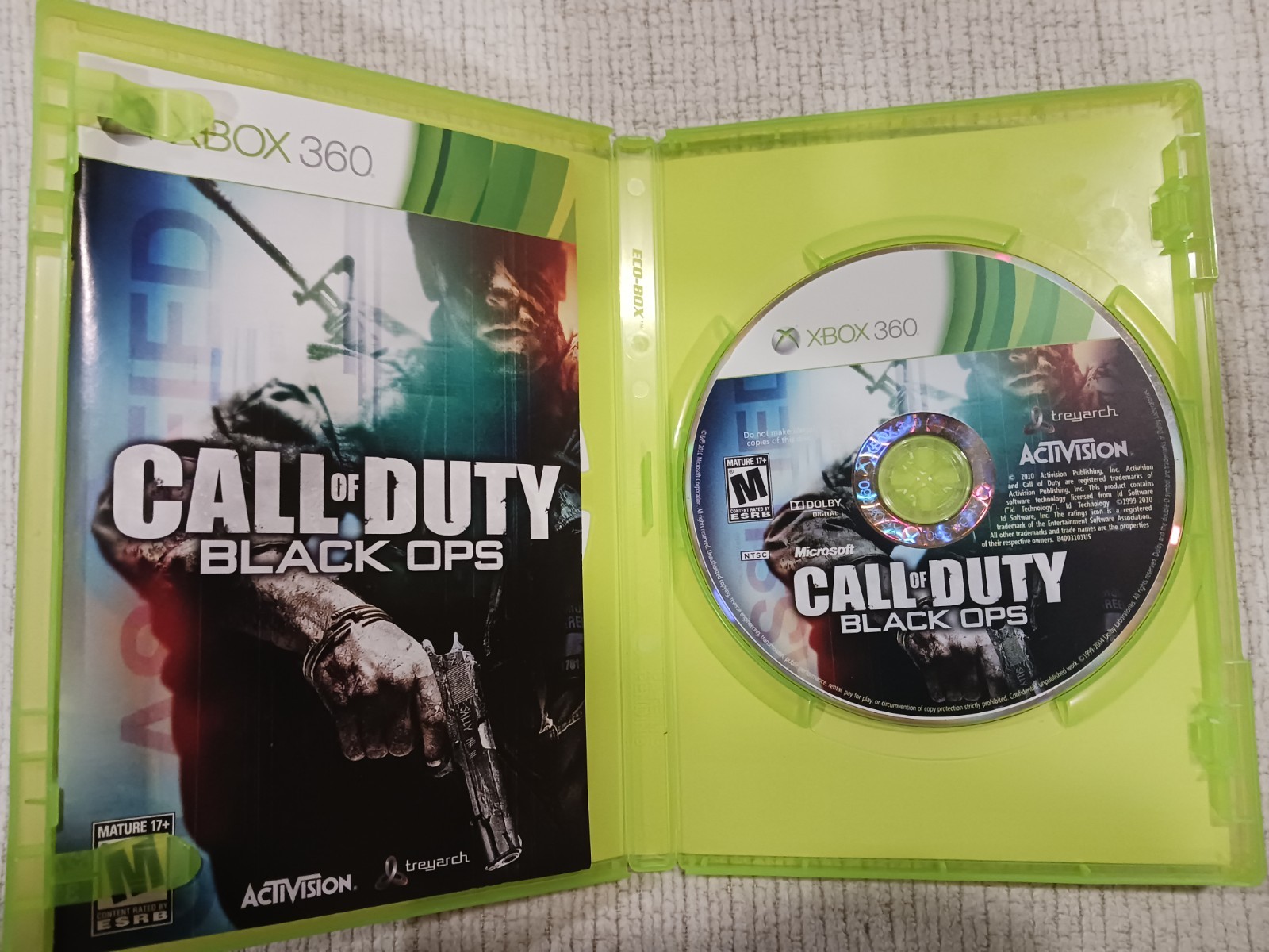 Call of Duty COD Lot Bundle CIB World at War, Black Ops, Ghosts, MW3 Xbox 360