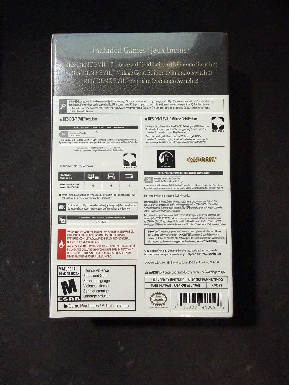 Resident Evil Generation Pack (Game-Key Card) – Nintendo Switch 2