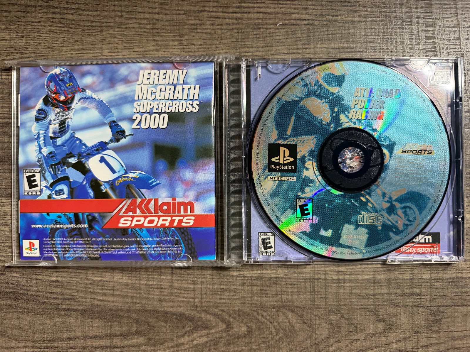 ATV: Quad Power Racing – Sony PS1 – Acclaim Sports – Acceptable Condition