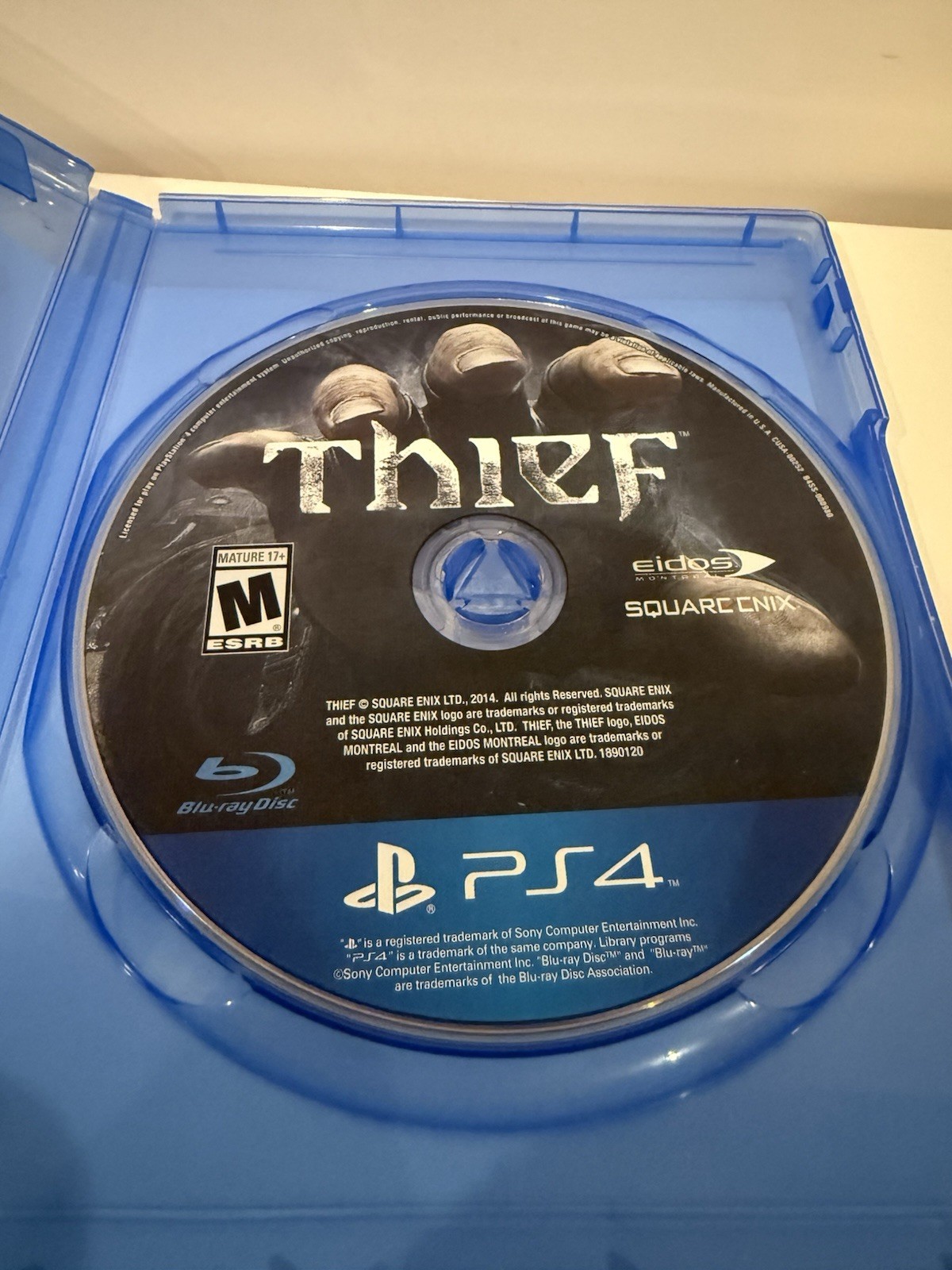 Thief (Sony PlayStation 4, 2014) – Disc Only – Tested