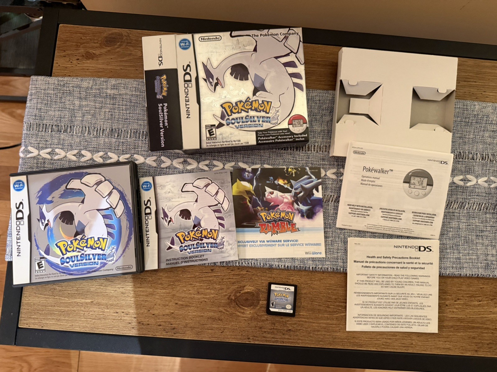 Pokemon Soul Silver Nintendo DS 2010 CIB/Big Box No Pokewalker Authentic, Tested
