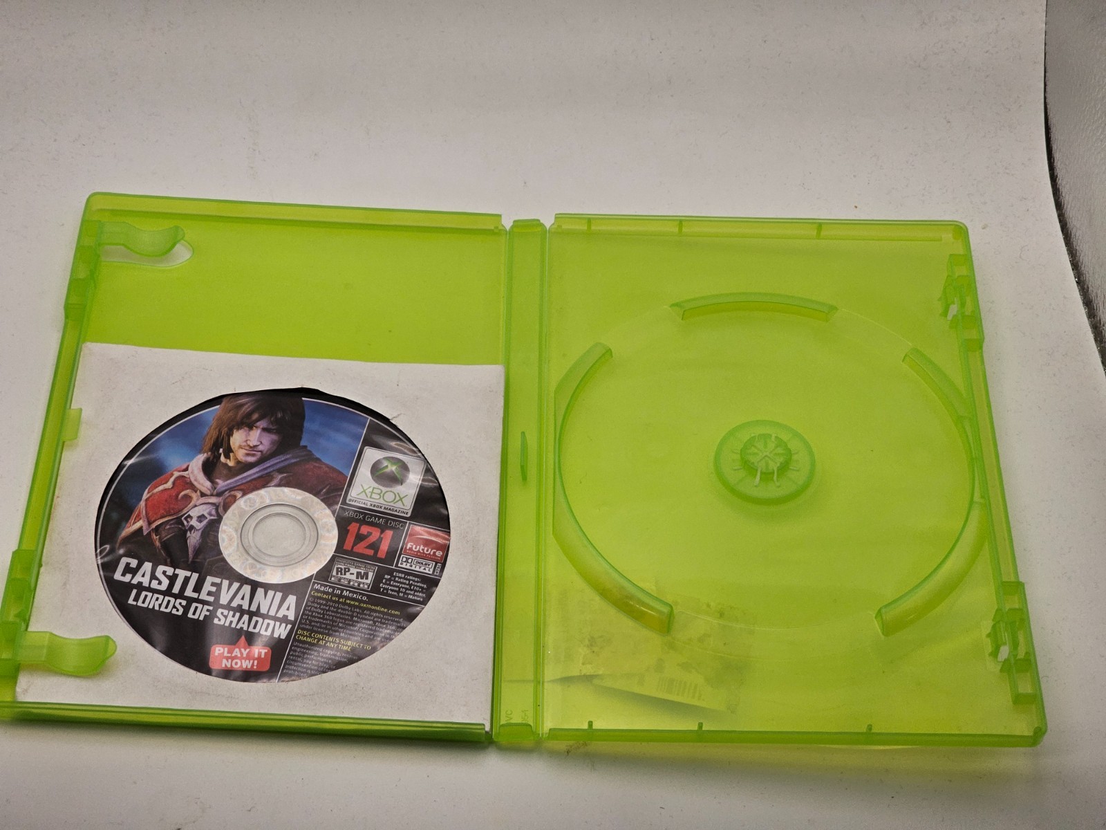 Xbox Magazine Demo Disc #121 – Castlevania LoS – Collectible Xbox 360 Disc