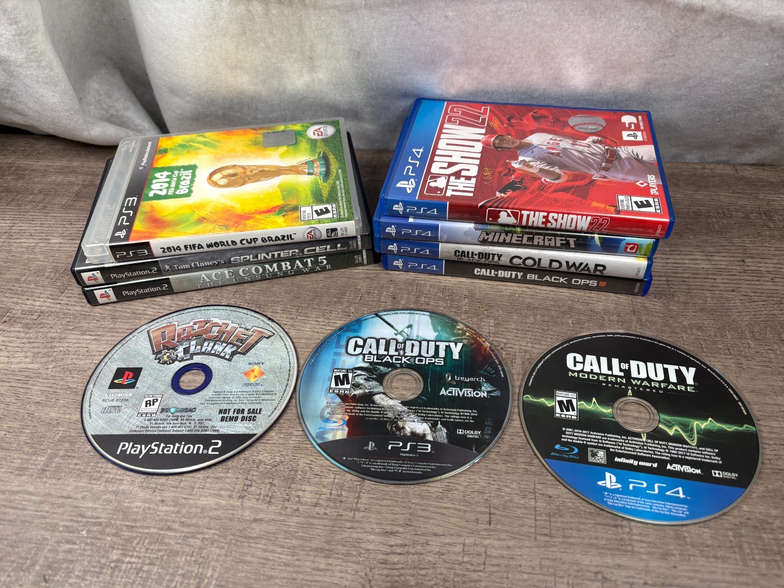 PS2, PS3, PS4 Games Lot – Misc., Untested – Rachet & Clank, Call of Duty, etc.