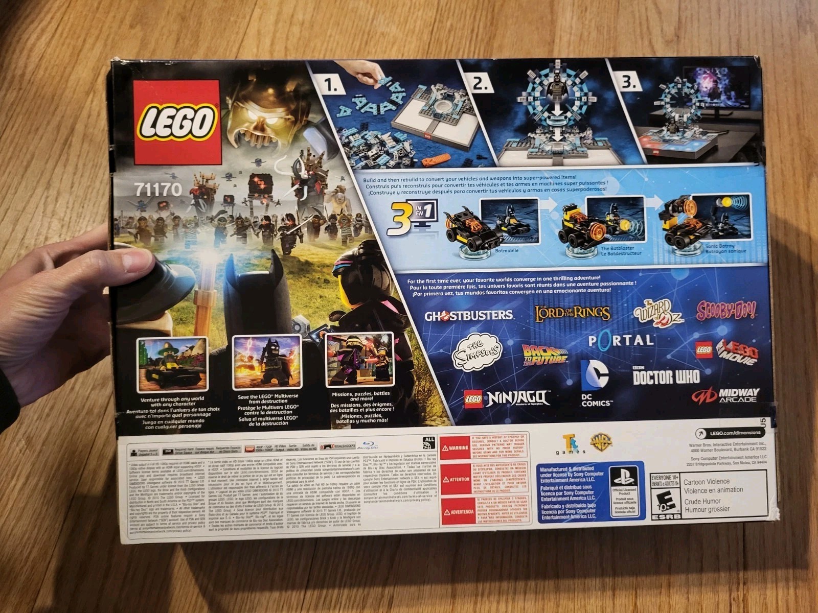 Playstation 3 PS3 Lego Dimensions Starter Pack 71170 Ages 7-14 269 Pieces READ