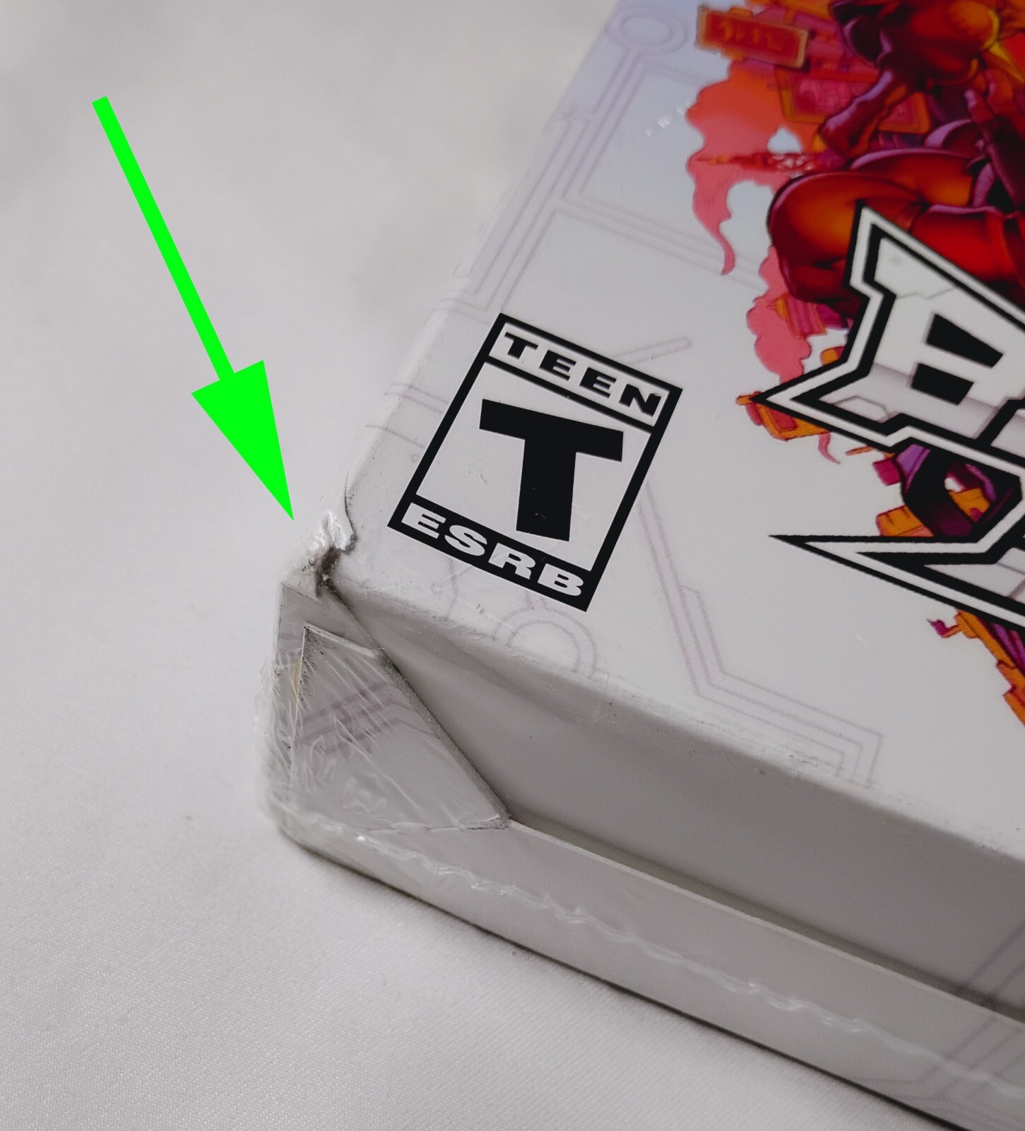 Blazing Strike LIMITED EDITION Sealed / IMPERFECT BOX Nintendo Switch Game ESRB