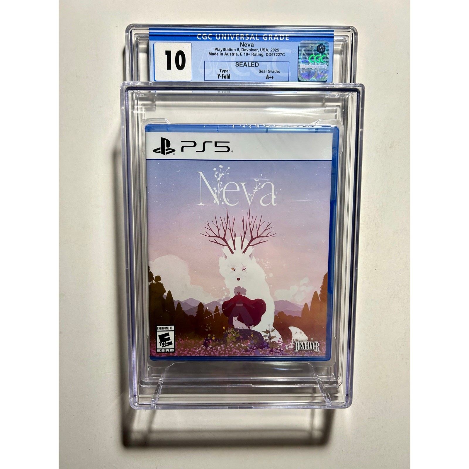Neva Graded 10 Perfect! CGC (PS5 PlayStation 5) Brand New🔥Clean Shell