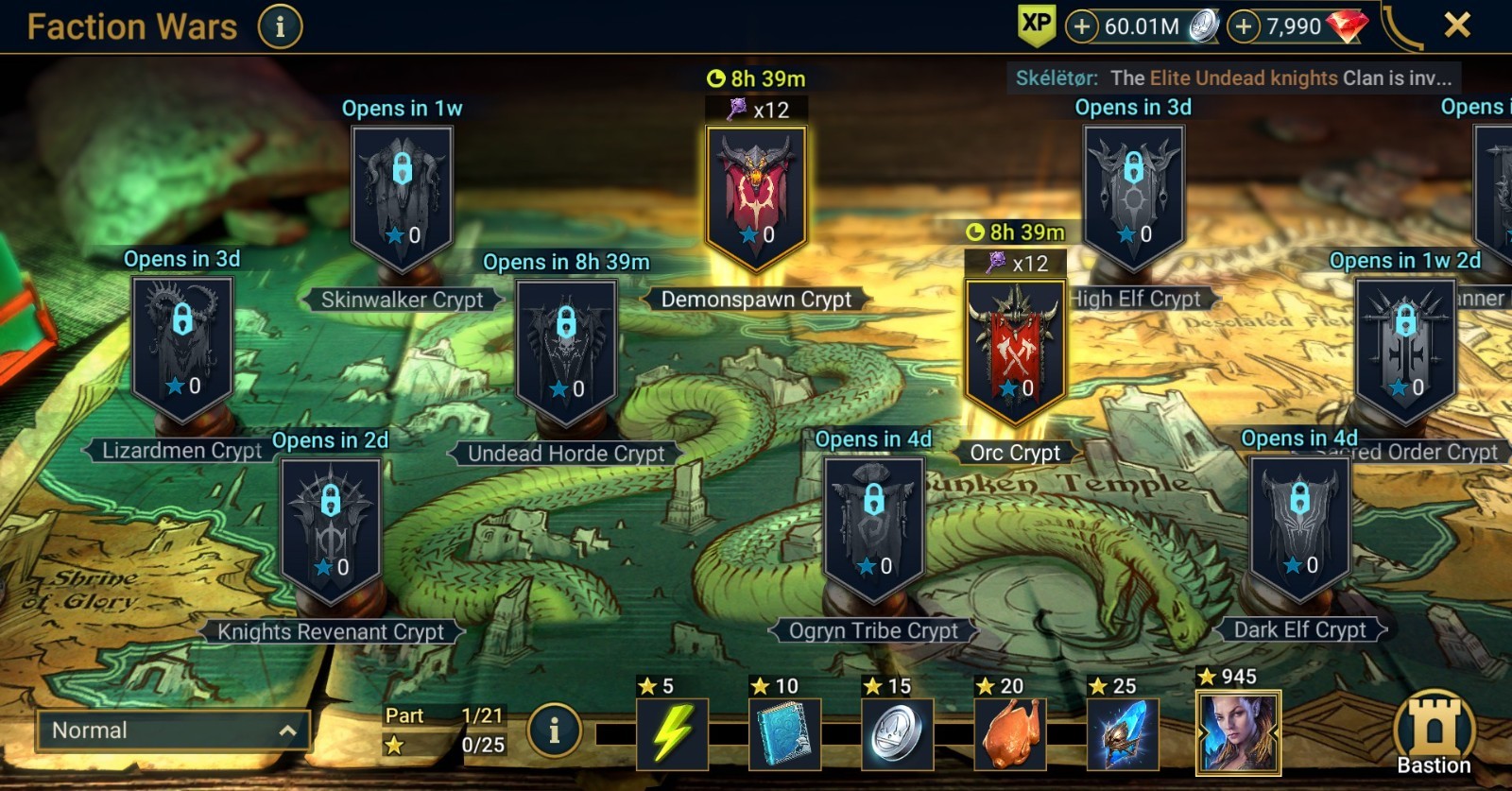 Raid Shadow Legends | Starter with 2 Mythical – Komidus and Gharol : 93k energy