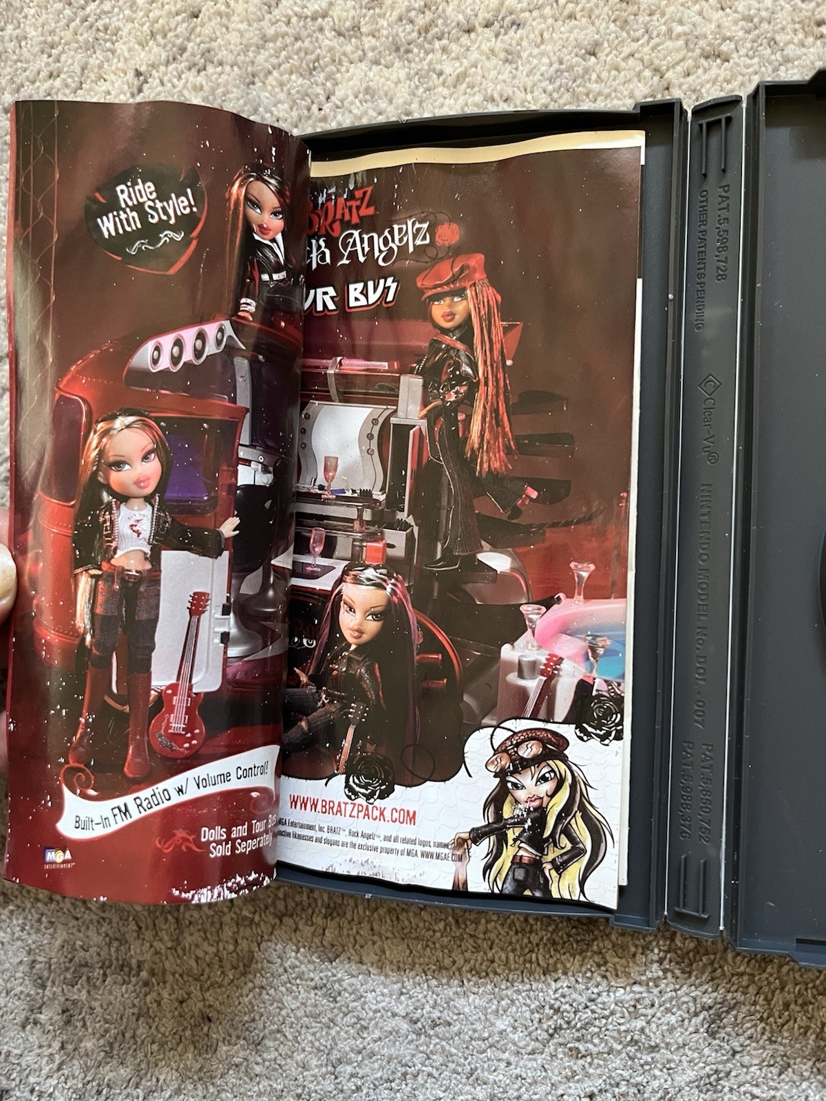 Bratz Rock Angelz Nintendo GameCube Complete CIB Authentic 2005