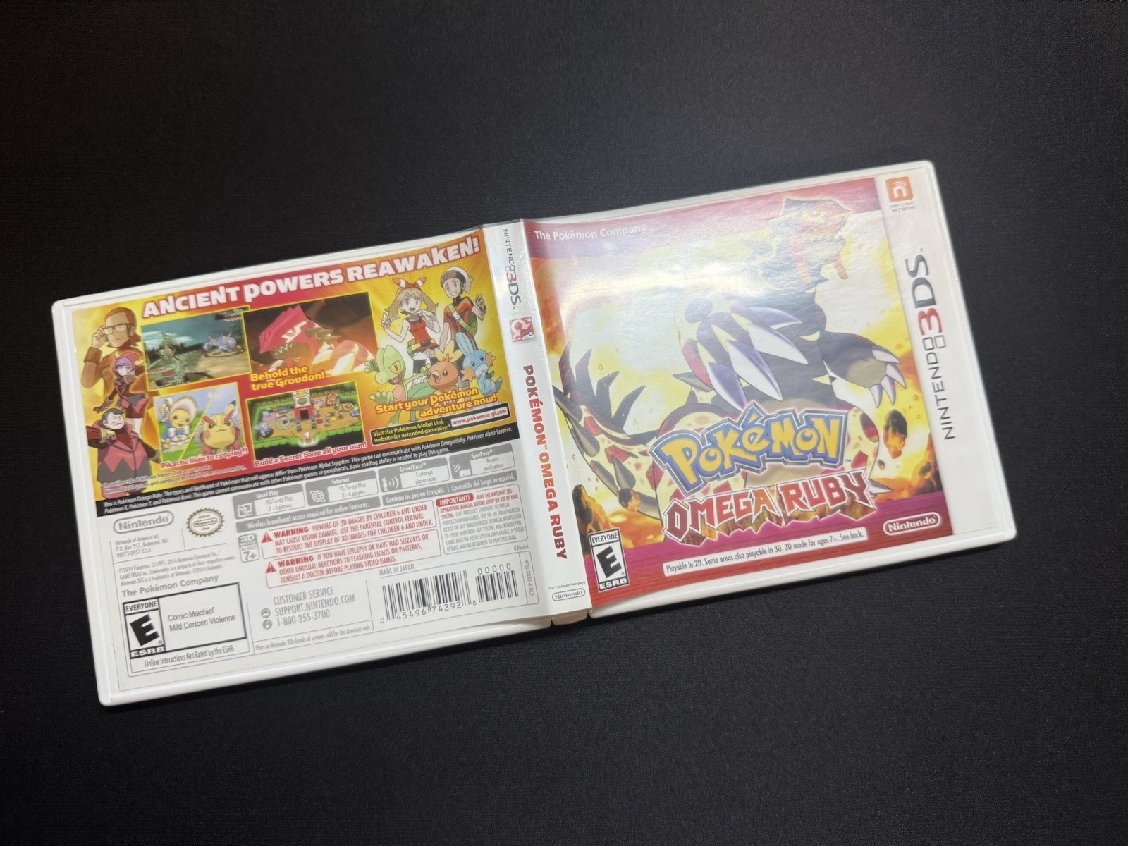 Nintendo Pokémon Omega Ruby Nintendo 3DS AUTHENTIC (CIB) CASE & MANUAL / TESTED