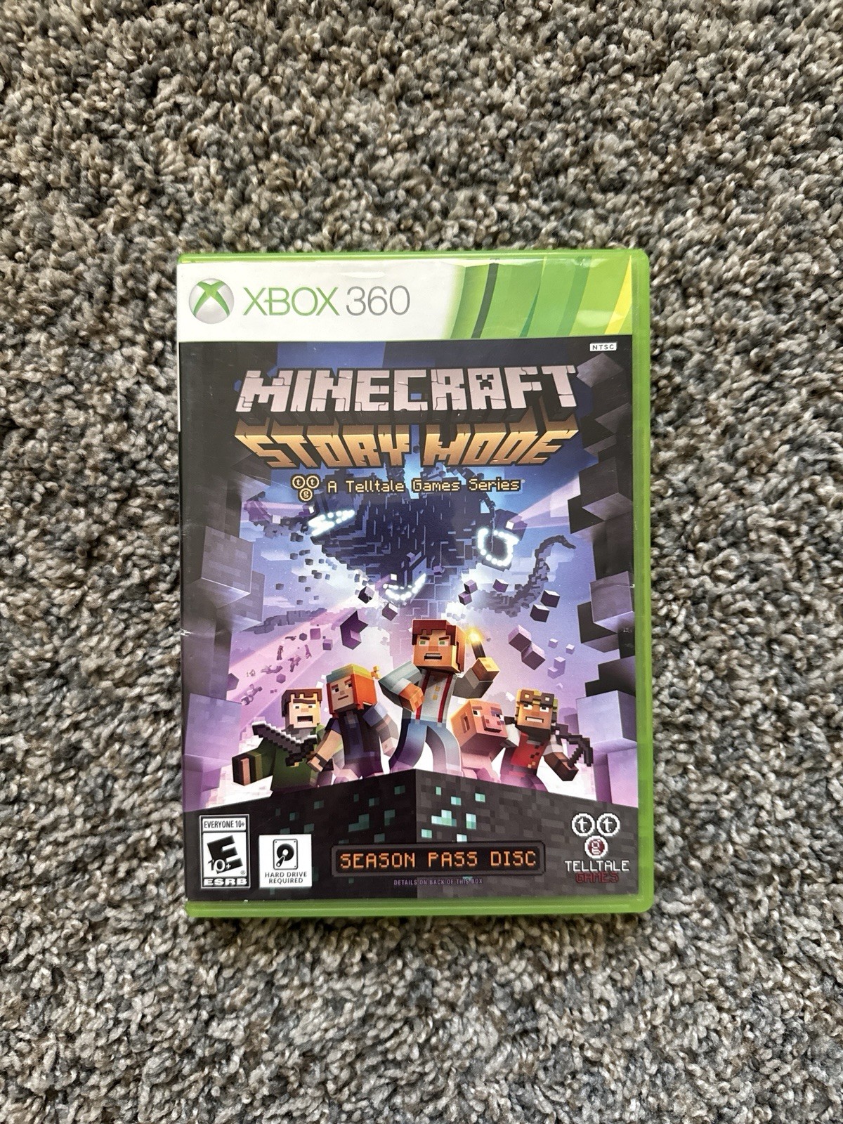 Minecraft Story Mode Season Pass Disc Xbox 360 Tested Working Telltale Mojang