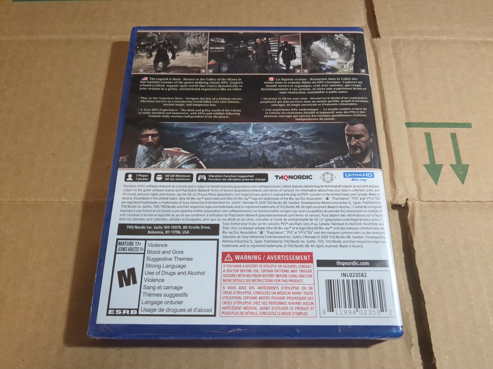 Gothic 1 Remake (PS5 / Playstation 5) BRAND NEW