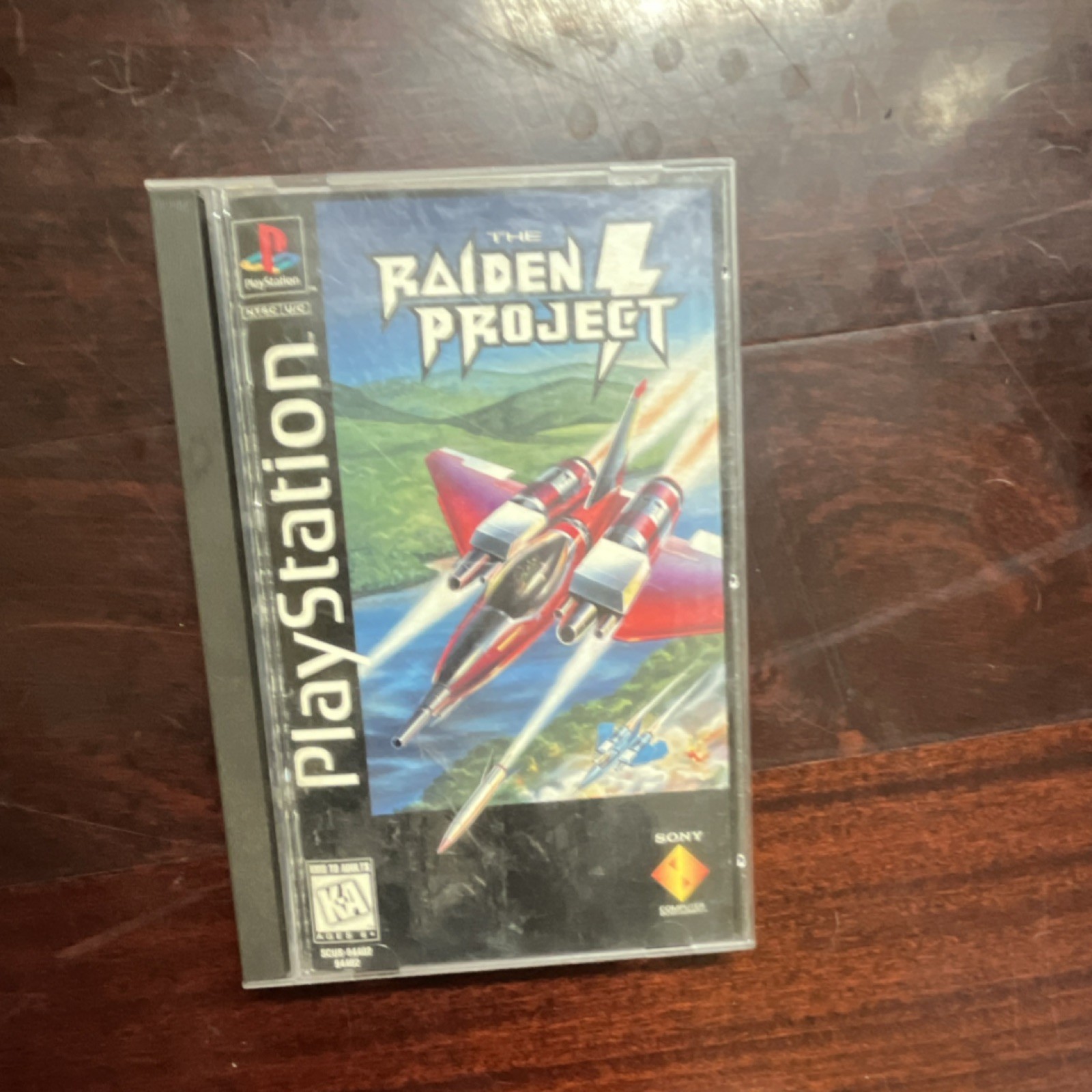 Sony The Raiden Project PlayStation 1 Manual Included Shoot ‘em up NTSC-U/C 1995