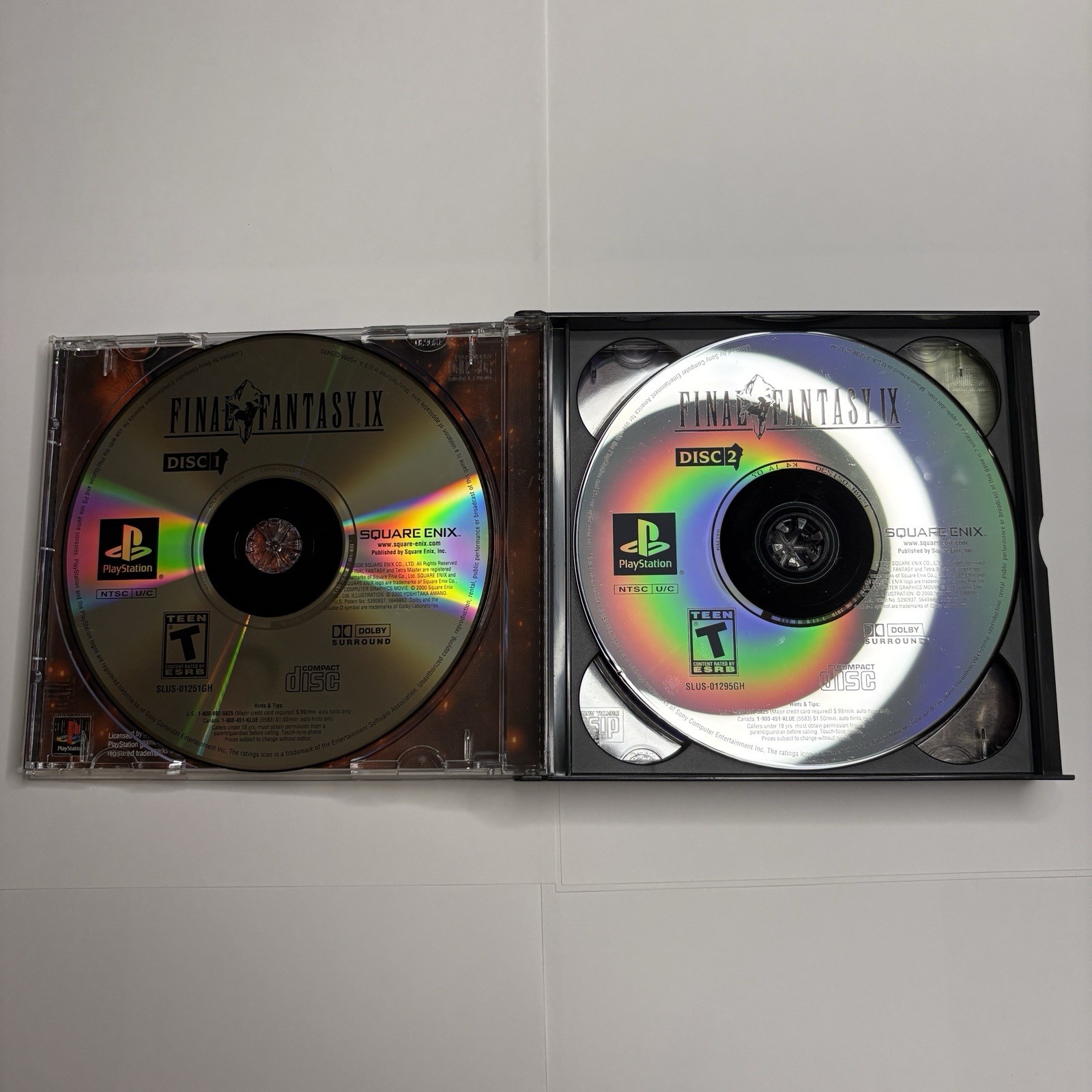 Final Fantasy IX (PS1, 2000) Complete/CIB, Black Label Case, GH 4 Discs & Manual