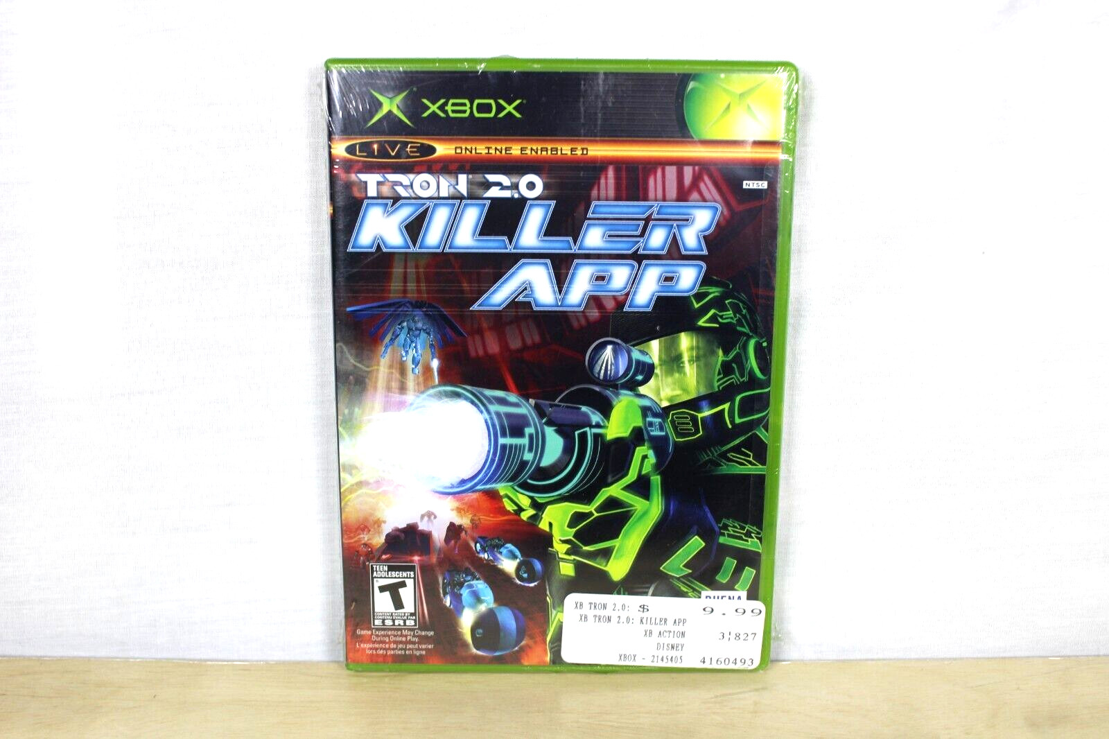 TRON 2.0 KILLER APP ORIGINAL XBOX GAME SEALED -MISSING PLASTIC WRAP