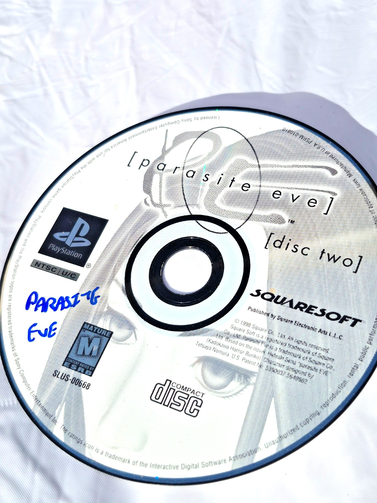 Parasite Eve Disc Two Untested