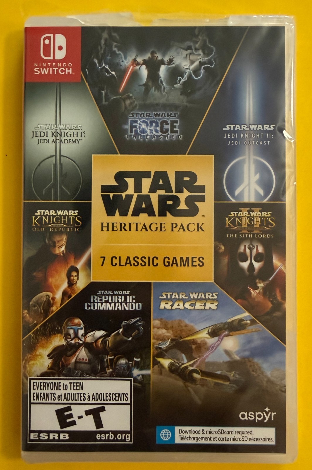 Star Wars Heritage Pack – Nintendo Switch Game – New/Sealed (Broken Case)