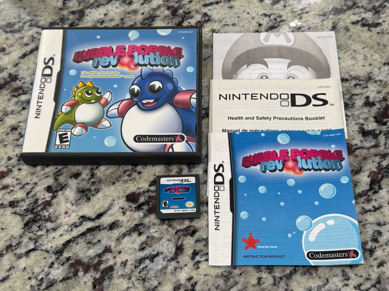 Bubble Bobble Revolution (Nintendo DS) Complete CiB EUC + FREE US SHIPPING