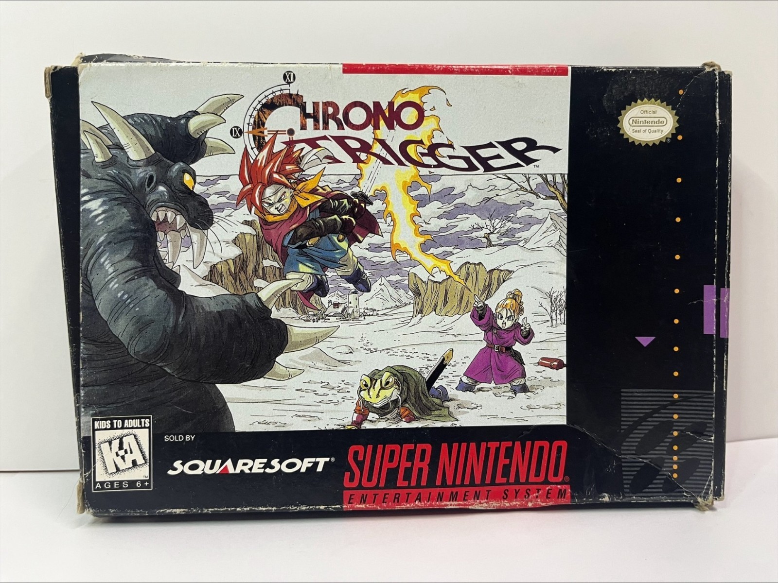 Chrono Trigger SNES Cartridge + Box – AUTHENTIC! (BC)
