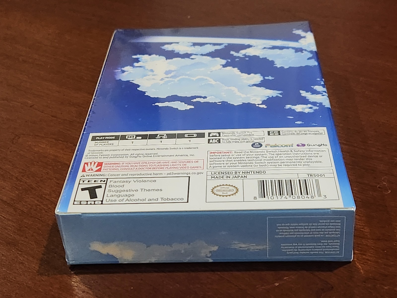 Ships Safe! Trails In The Sky 1st Chapter Steelbook – Switch Limited Run Games