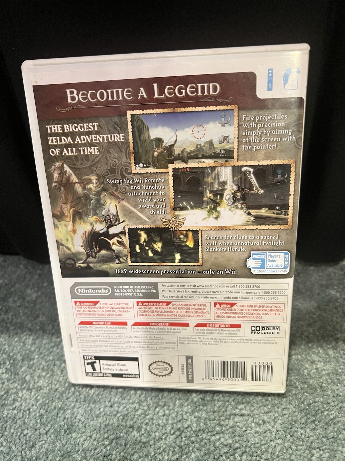 The Legend of Zelda Twilight Princess Nintendo Wii – Complete CIB