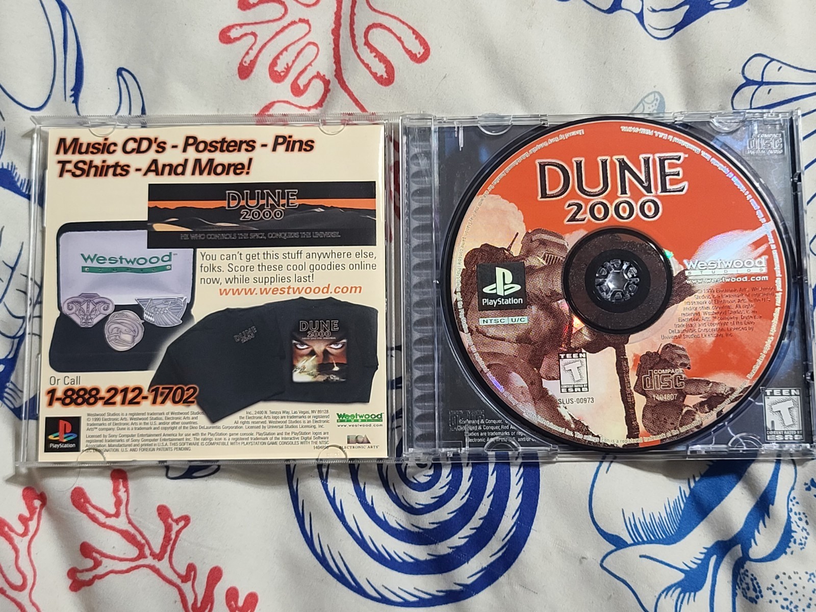 Dune 2000 PlayStation 1 PS1 – Complete with Manual – CIB – Tested – MINT Disc