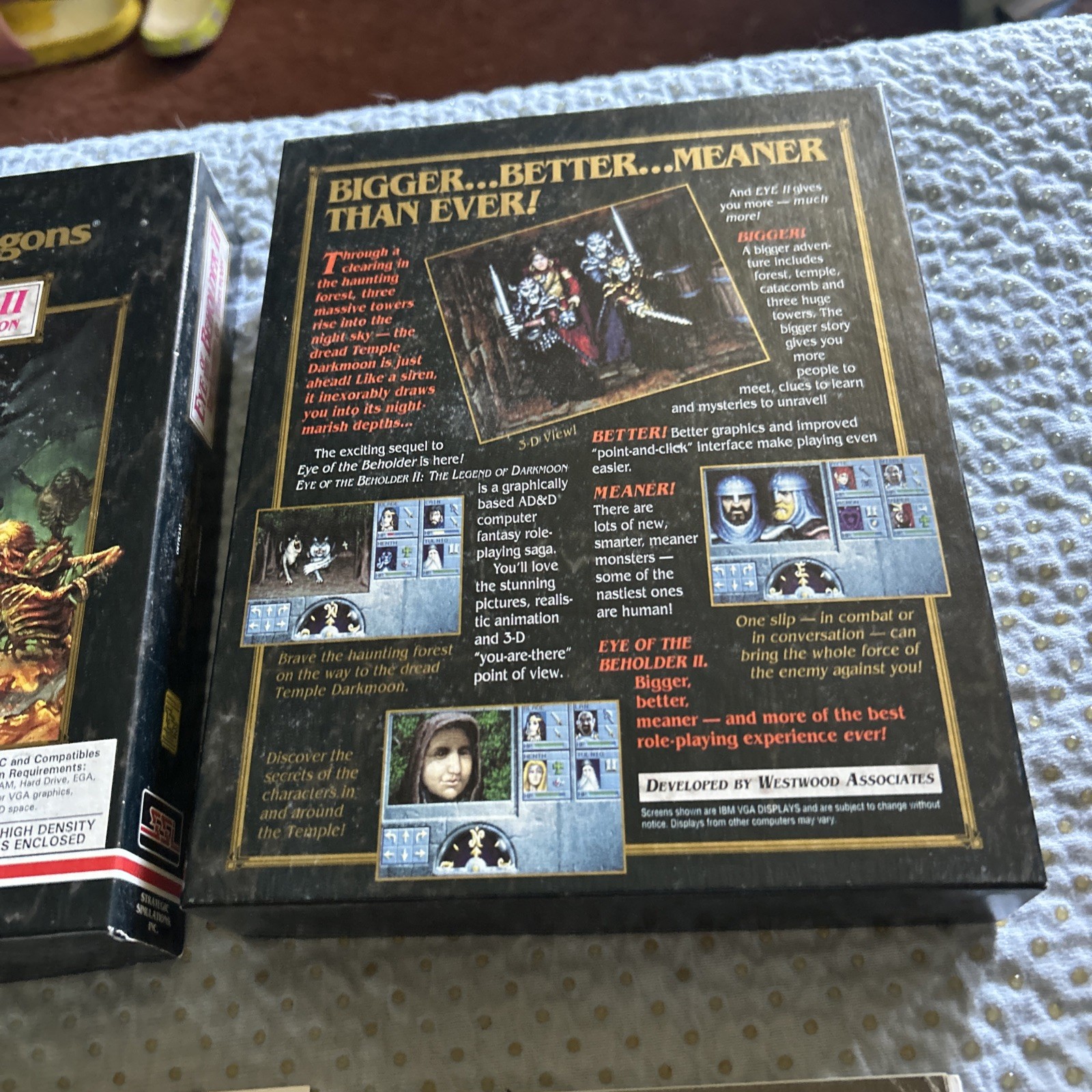 Advanced Dungeons & Dragongs SSI PC Game Fantasy Role-Playing Saga Vol II 2 Eye