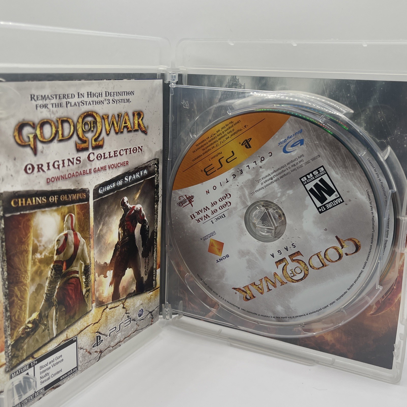 God of War Saga Dual Pack (Sony PlayStation 3 PS3, 2012)