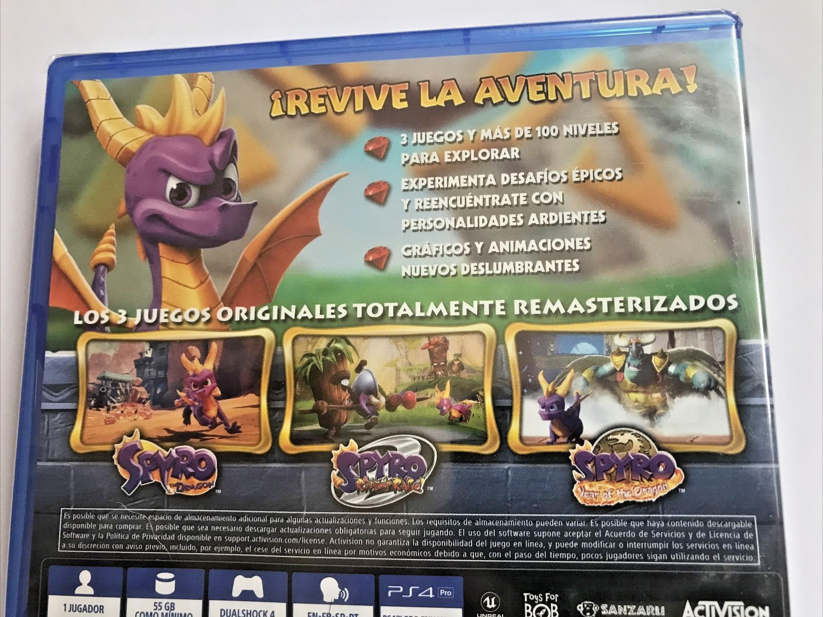 Spyro Reignited Trilogy – Sony PlayStation 4 *SPANISH LANGUAGE* Free Shipping