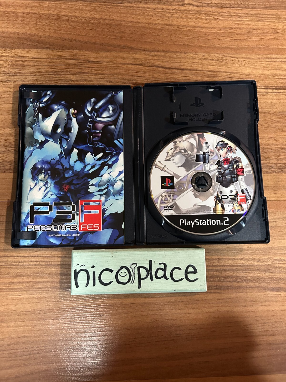 Persona 3 & 3 Fes Append Edition & 4 PS2 Set PlayStation 2 Japan