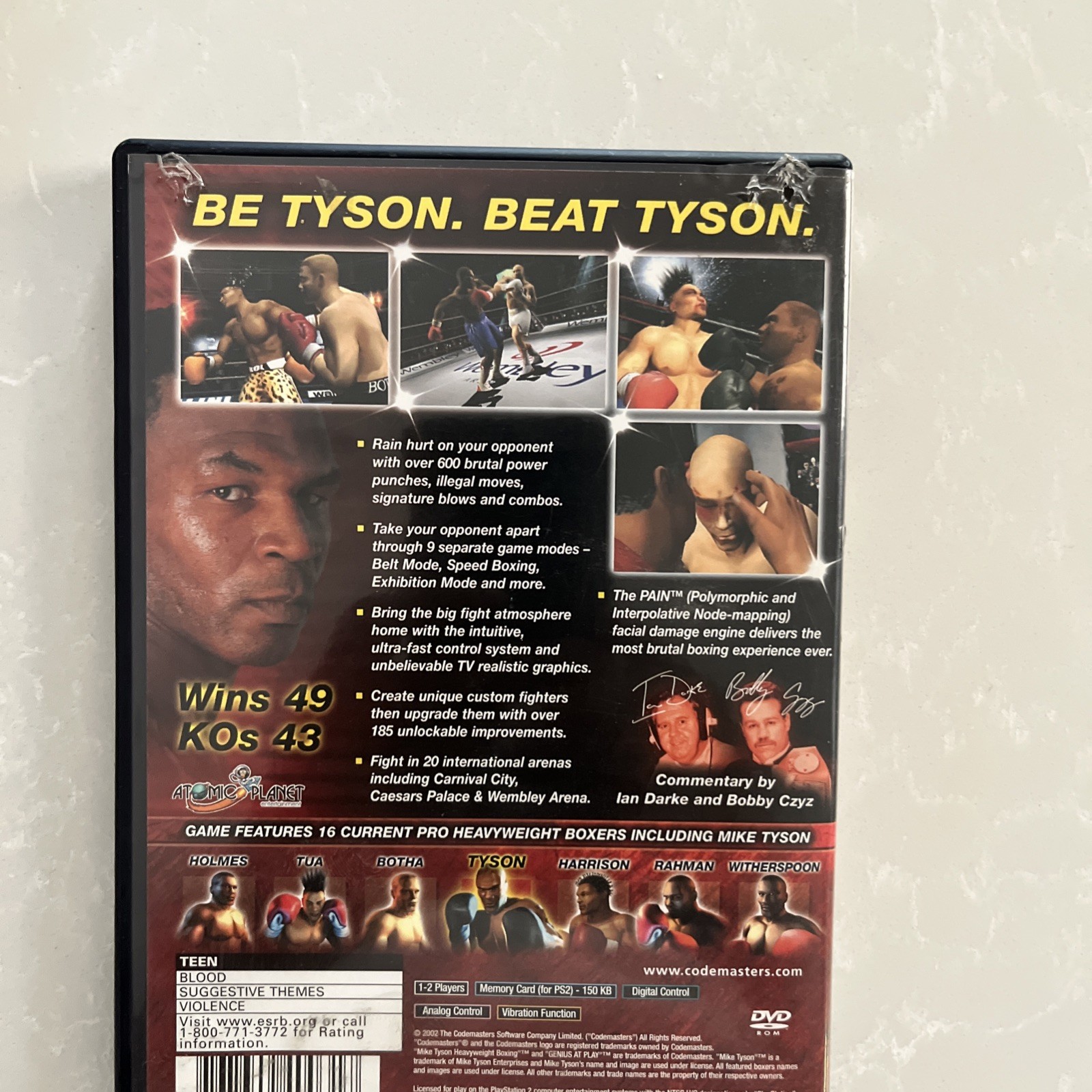 Mike Tyson Heavyweight Boxing (Sony PlayStation 2, 2002)