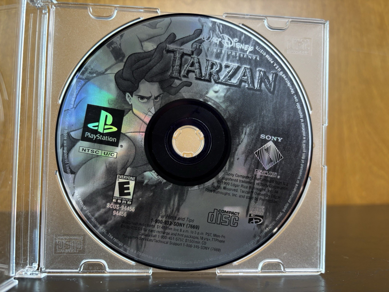 Disney’s Tarzan (Sony PlayStation 1, PS1, 1999) Disc Only Tested And Working