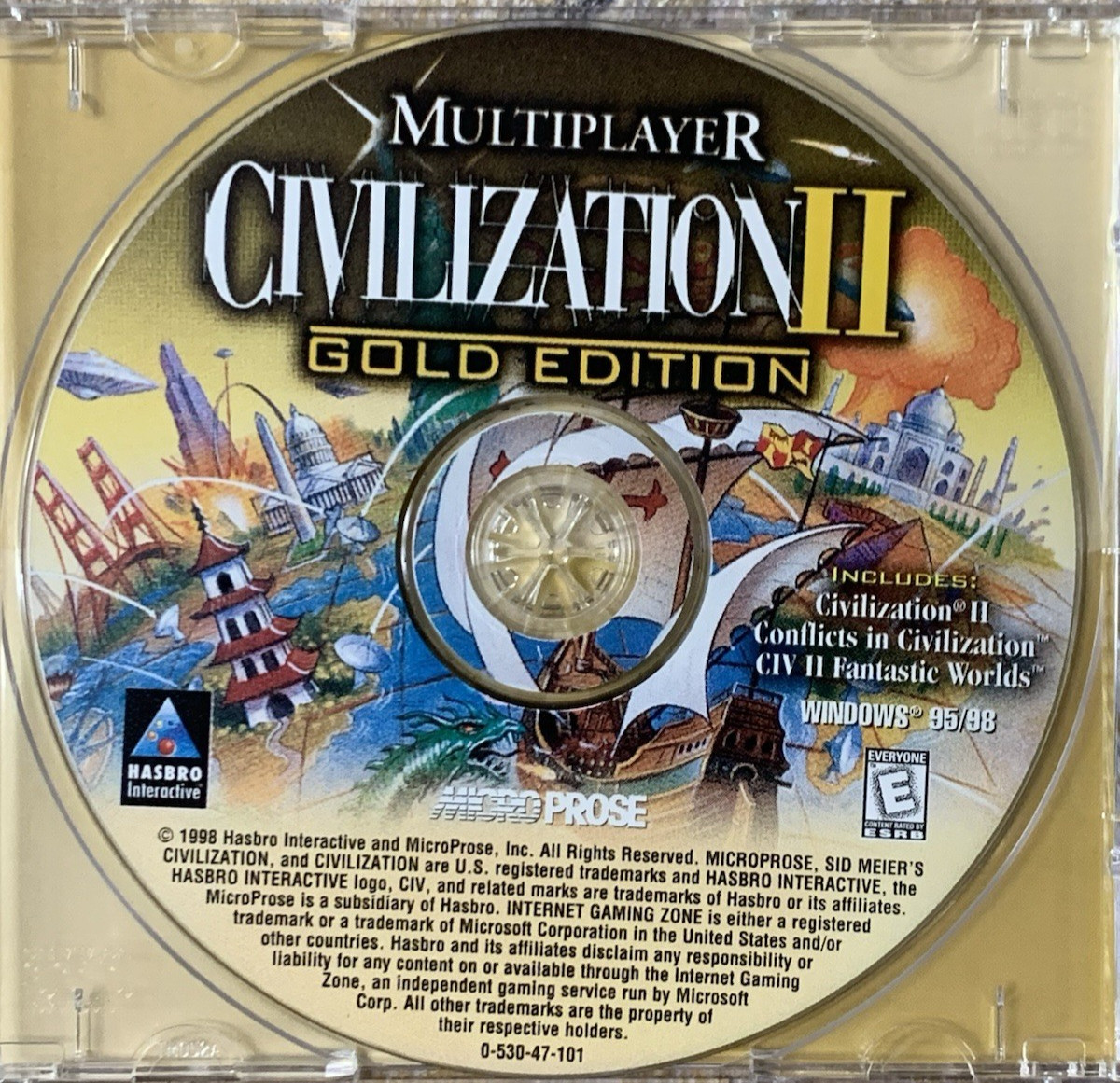 Civilization II: Multiplayer Gold Edition Disc & Case – PC