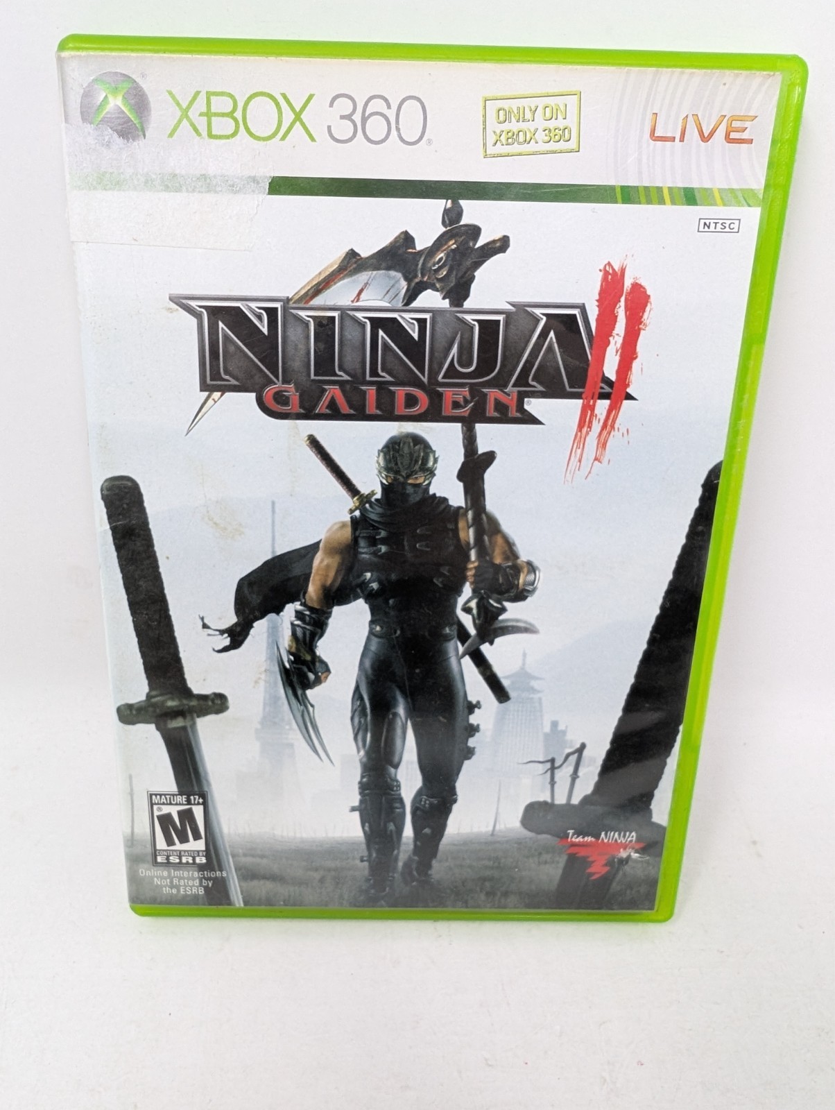 Ninja Gaiden II (Microsoft Xbox 360, 2008) CIB w/Manual