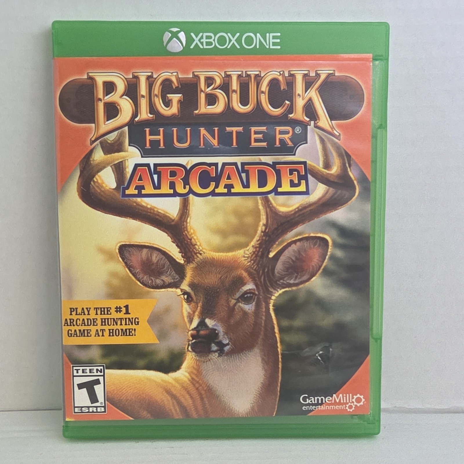 XBOX ONE Big Buck Hunter Arcade Game Disc & Case (Microsoft Xbox One, 2016)