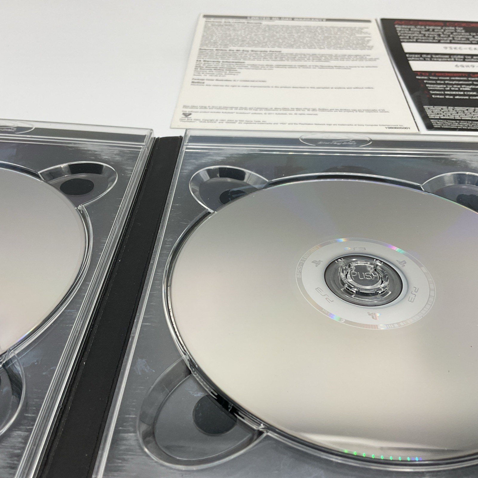Mass Effect Trilogy (Sony PlayStation 3, 2012) C.I.B. CODES HAVE BEEN USED