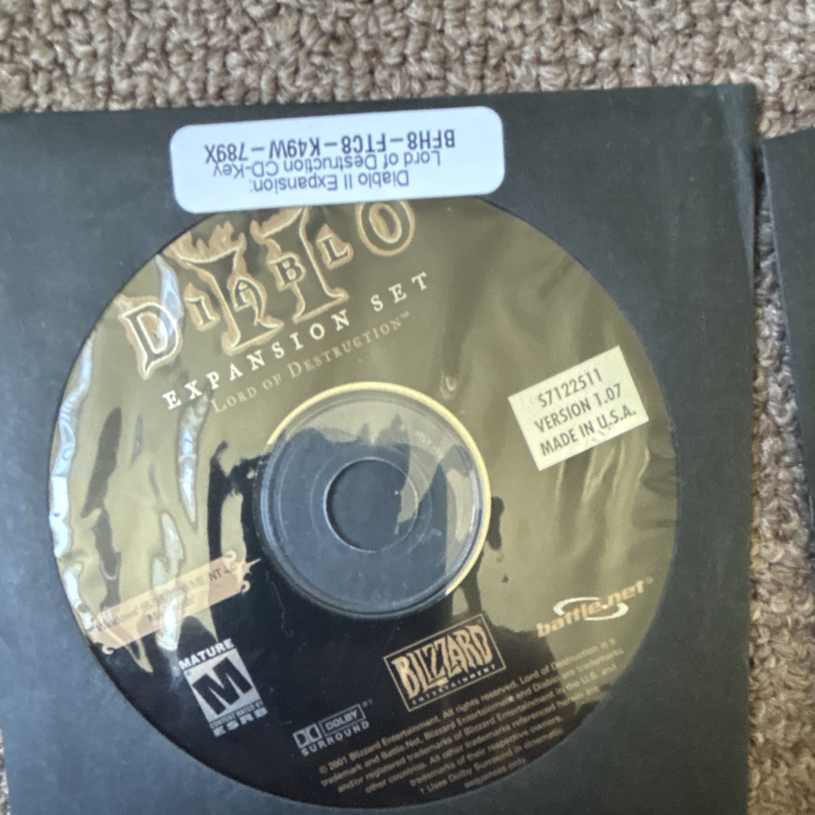 Blizzard Diablo Battle Chest PC w/ Diablo II LoD Expansion + Strategy Guide