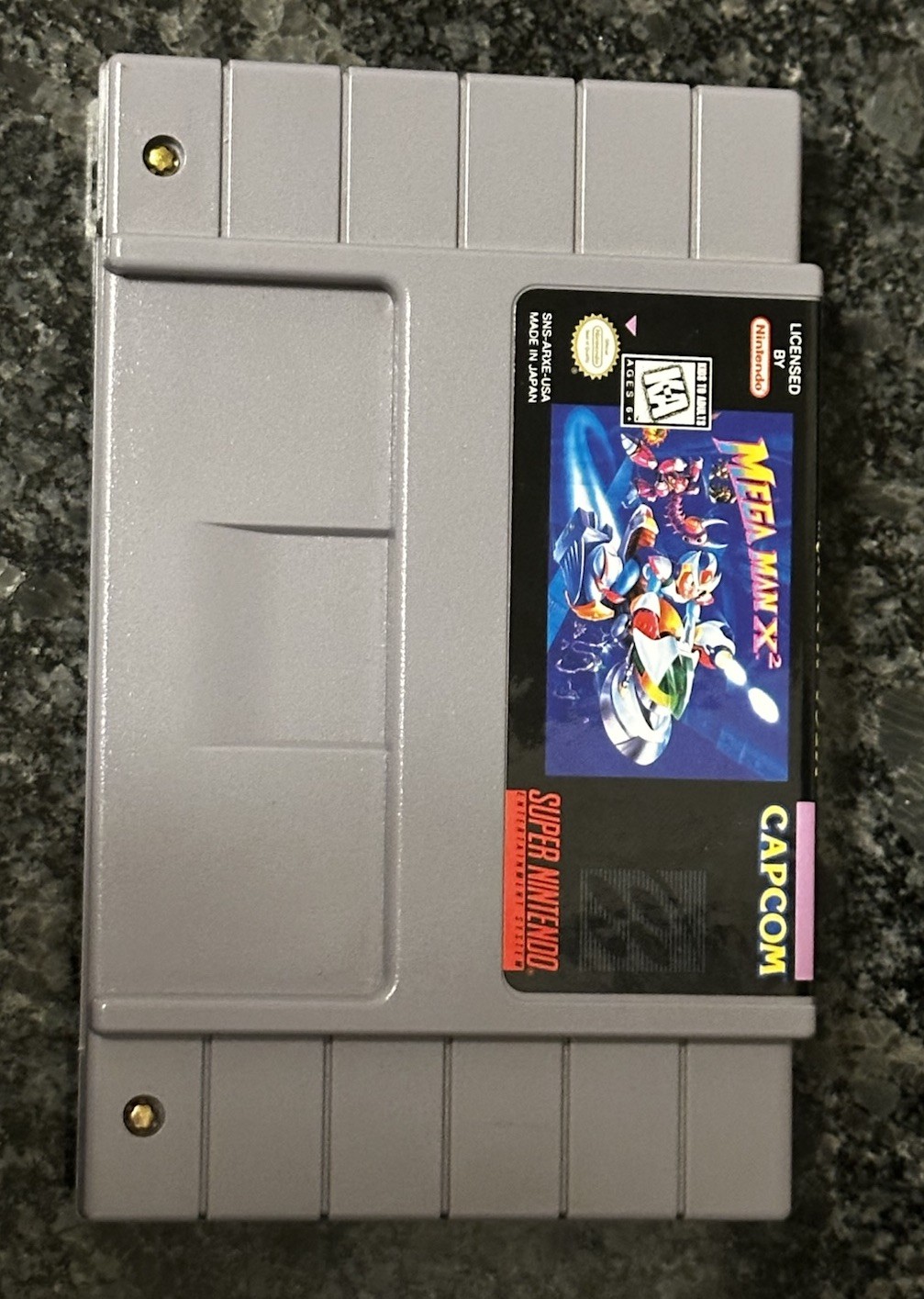 MEGA MAN X2 SNES SUPER NINTENDO CARTRIDGE ONLY MINT CONDITION