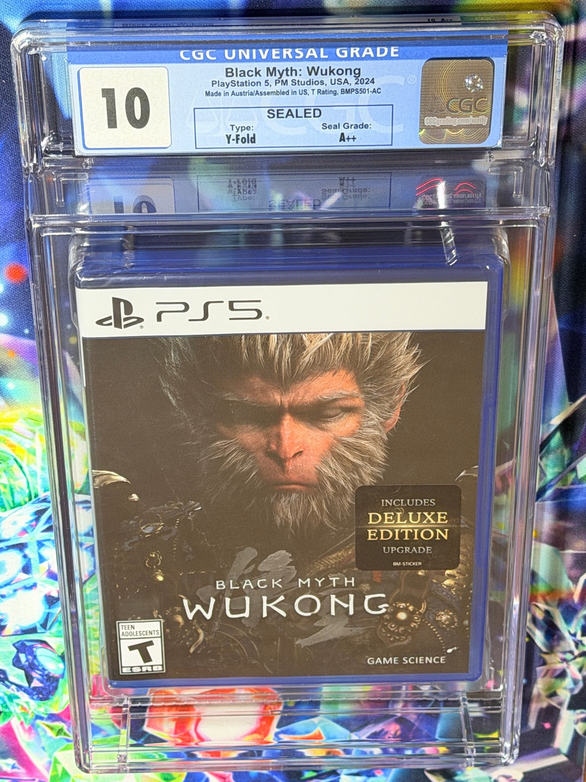 NEW 2024 PS5 BLACK MYTH WUKONG Deluxe Edition 1st Print CGC Graded 10 A++ Seal