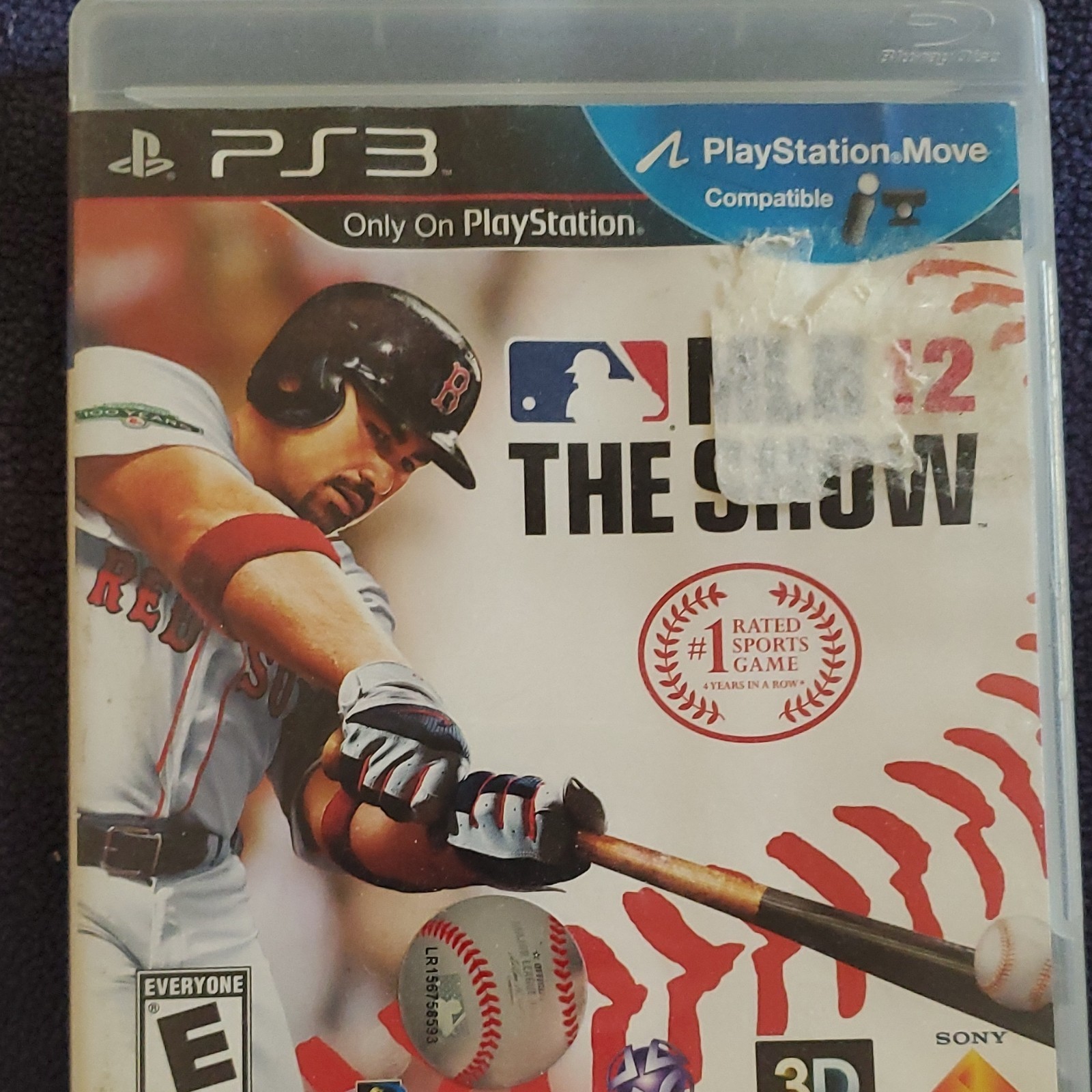 Sony MLB 12: The Show PS3 PlayStation Move 3D Compatible E 2012 Baseball