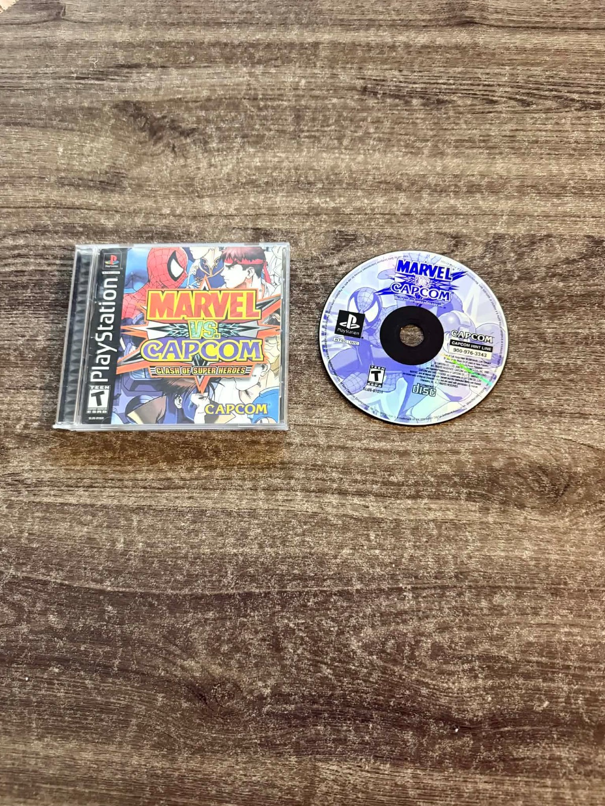 Marvel vs. Capcom: Clash of Super Heroes (Sony PlayStation 1, 2000) CIB! Tested!