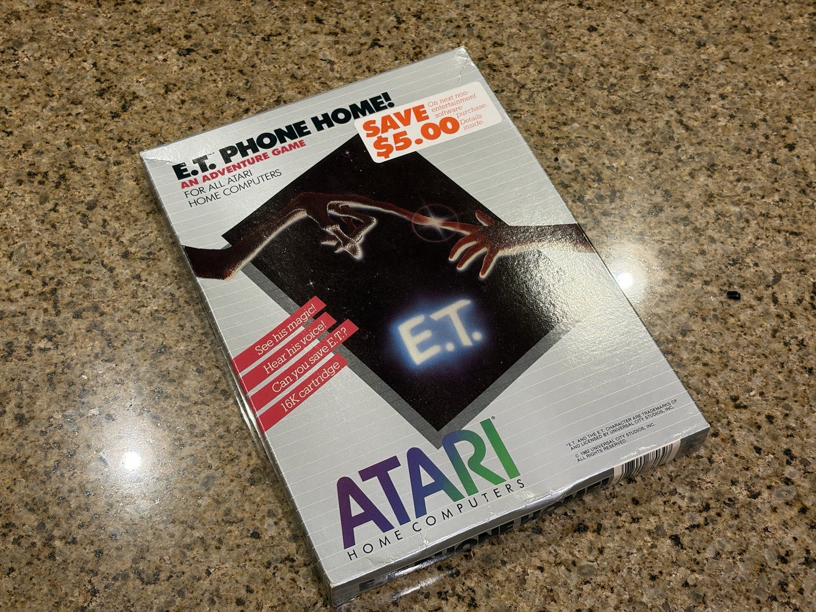 NEW Vintage E.T. Phone Home Atari Computer Game Atari 400/800XL/XE 1982