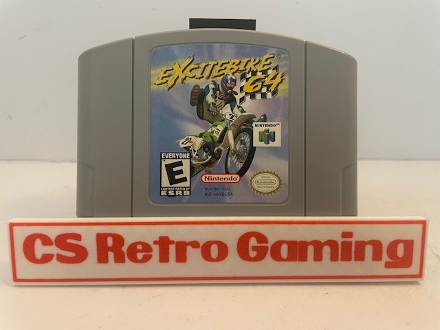 Excitebike 64 (Nintendo N64) Authentic Cleaned Tested Working