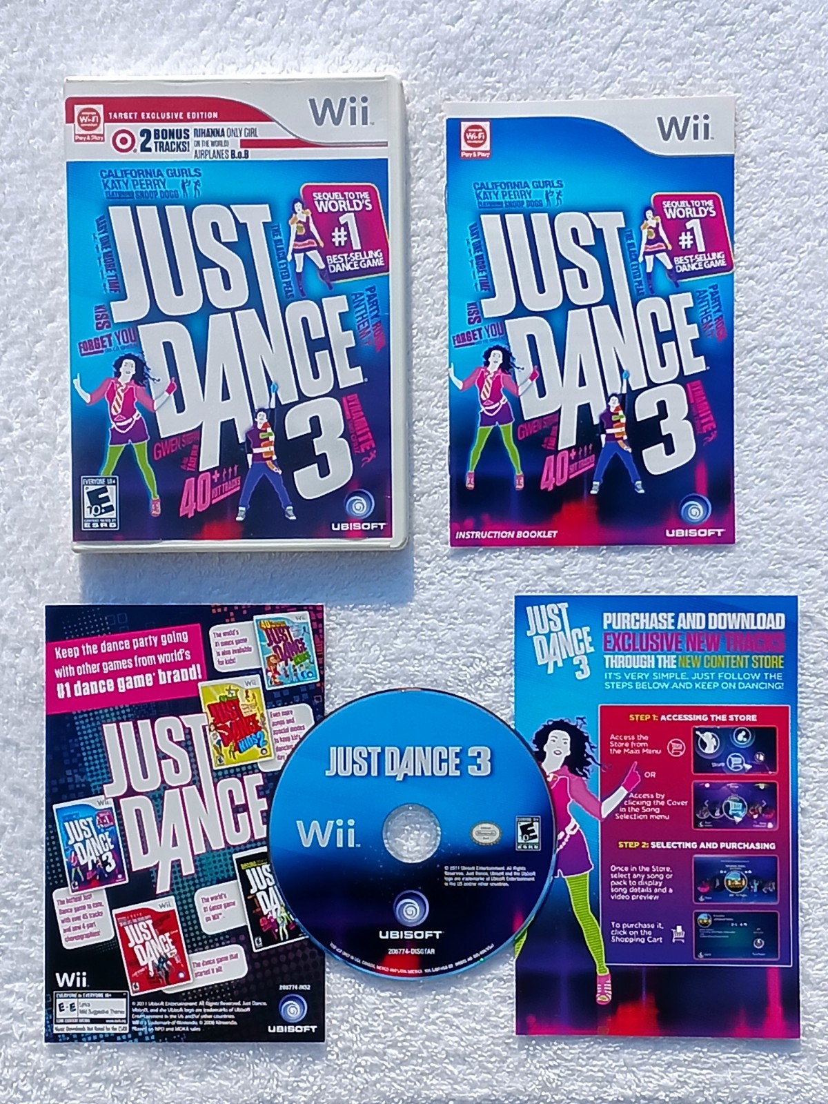 Just Dance 3 Nintendo Wii 2011 Target Exclusive Edition