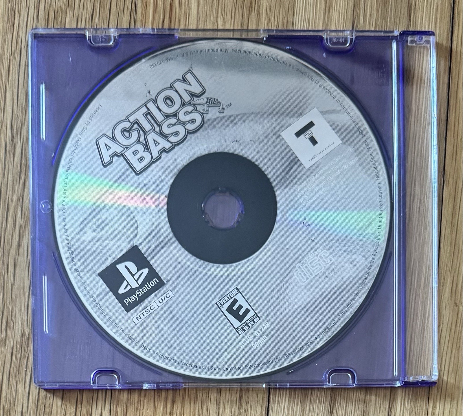 Action Bass (Sony PlayStation 1, 2000) Disc Only. Tested